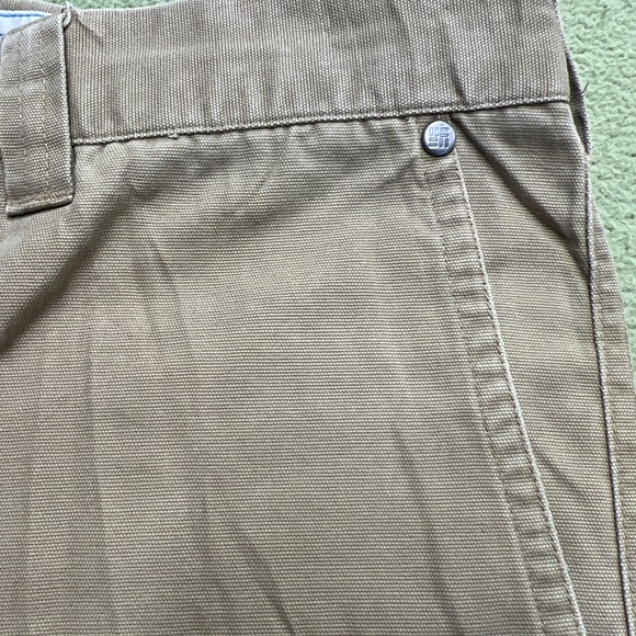 Columbia Sportswear Cargo Shorts Size  36 Khaki‎ Hiking Outdoor - Picture 3 of 6